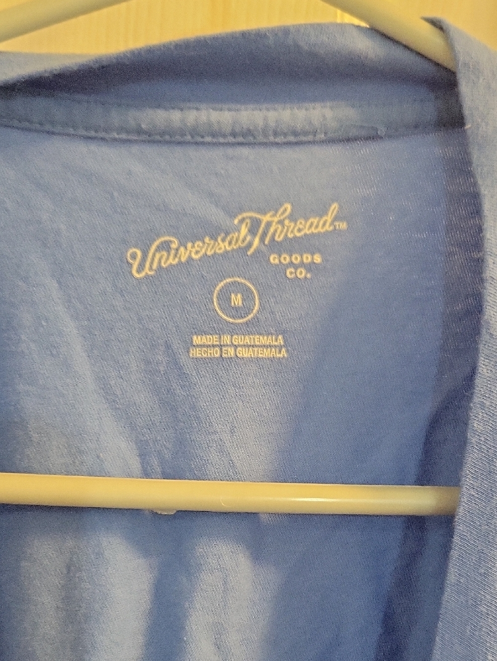 Universal Thread Periwinkle V-Neck Cropped Tee - Picture 2 of 4
